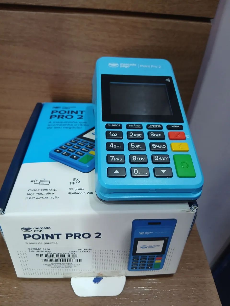 Maquininha de cartão Point Pro 2 Mercado Pago - Foto 2