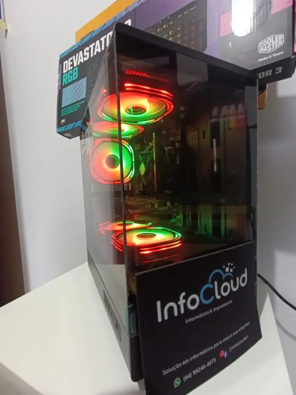 Computador - i3 10ª Geração - 16GB - SSD 940GB - GTX 1050Ti