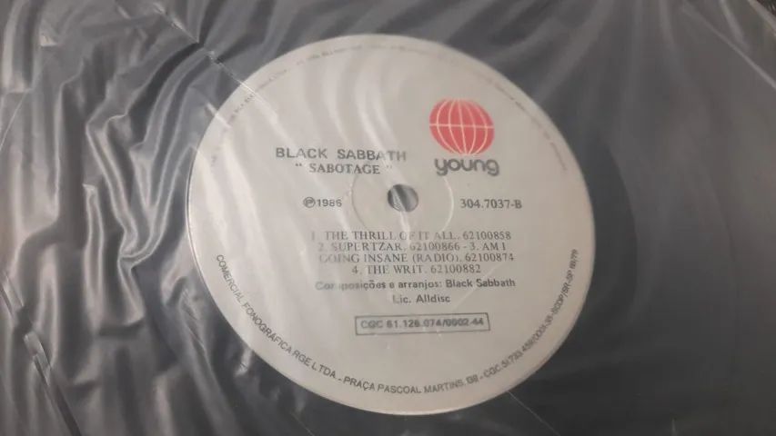 Lp Black Sabaath - Sabotage - 1986 - Foto 3