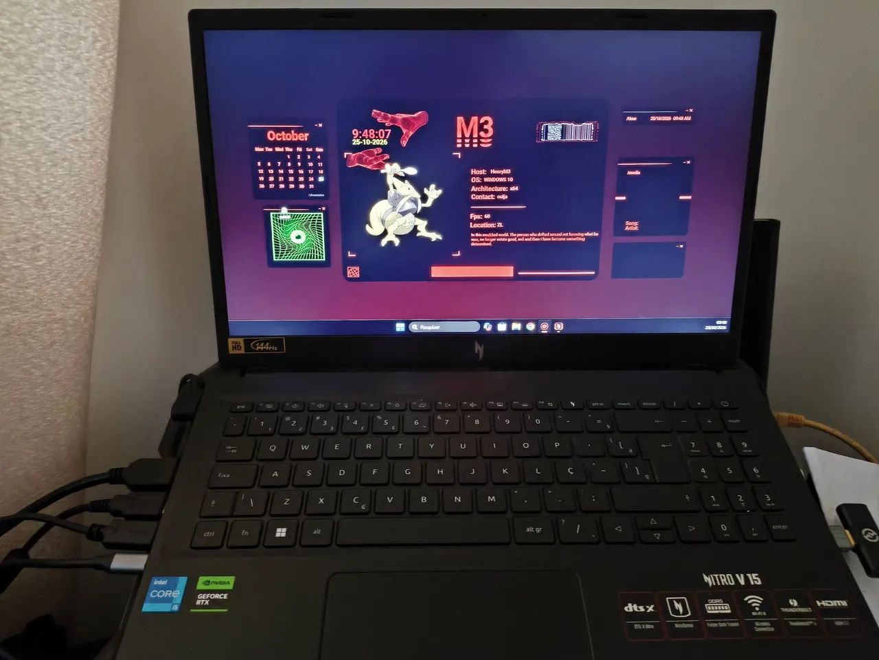 Notebook nitro v 4050, 1tb nvme e 32gb ram ddr5  - Foto 2