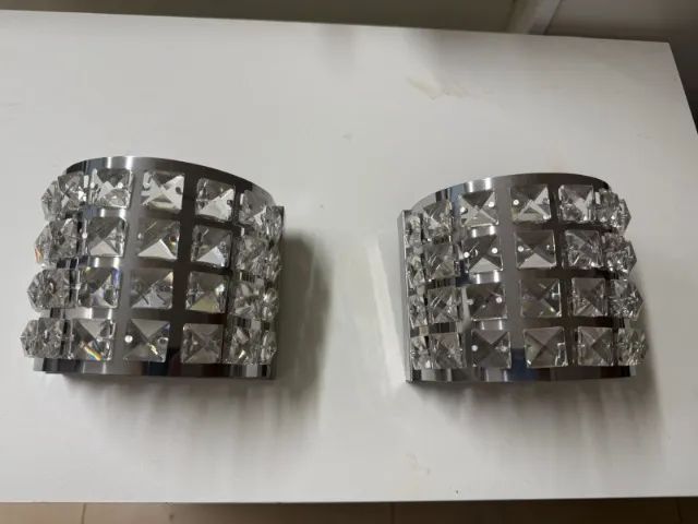 Luminária Arandelas Cristal Led