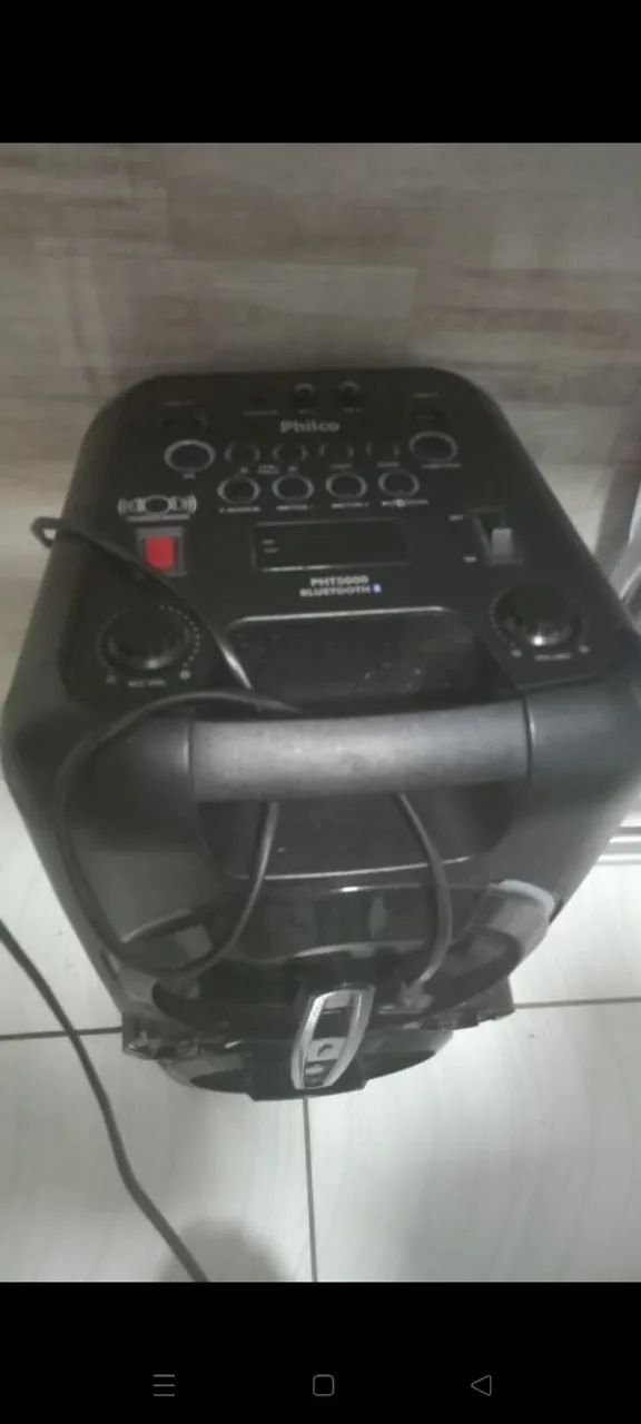Caixa de som philco