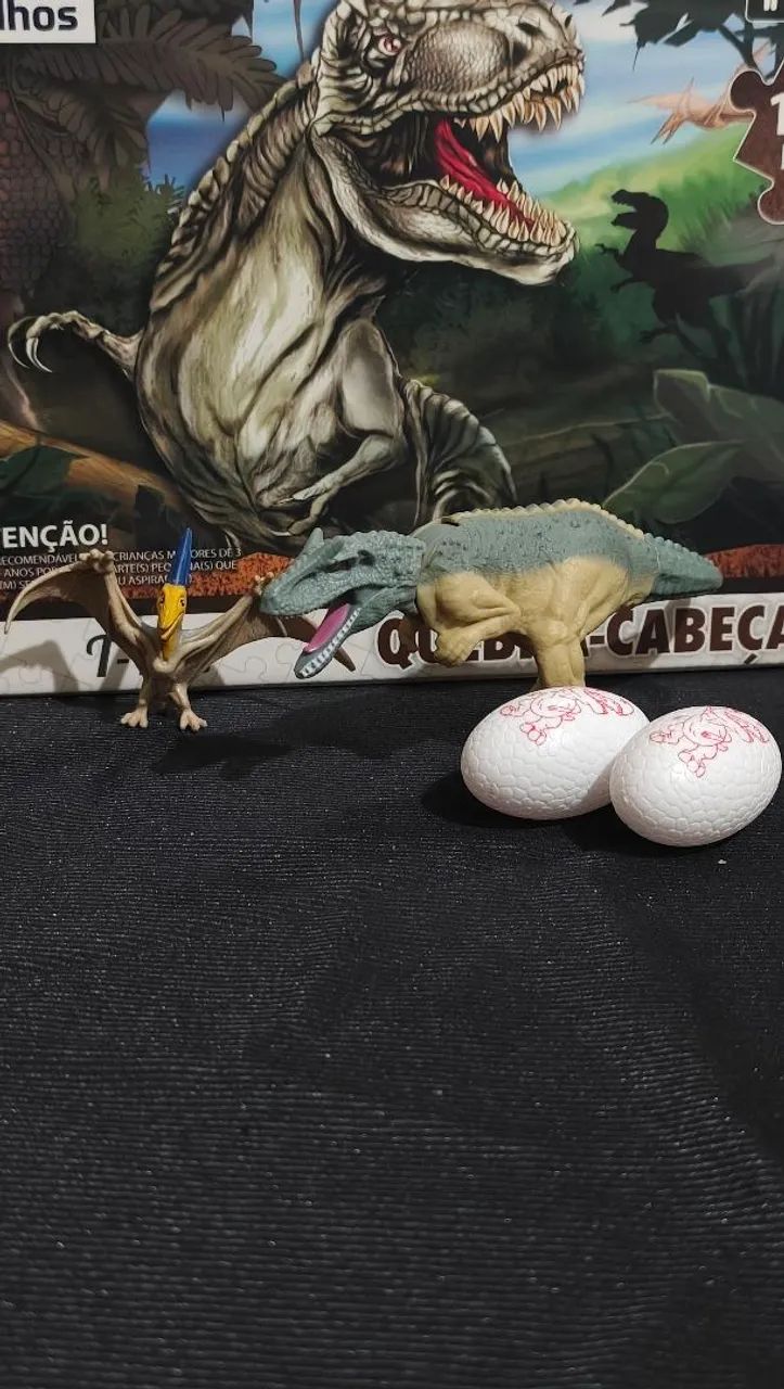 Kit Quebra-Cabeça 150 Peças + Dinossauros - Foto 2