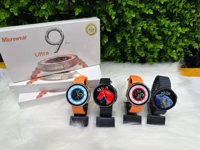 RELÓGIO SMARTWATCH MICROWEAR 9 PRO REDONDO