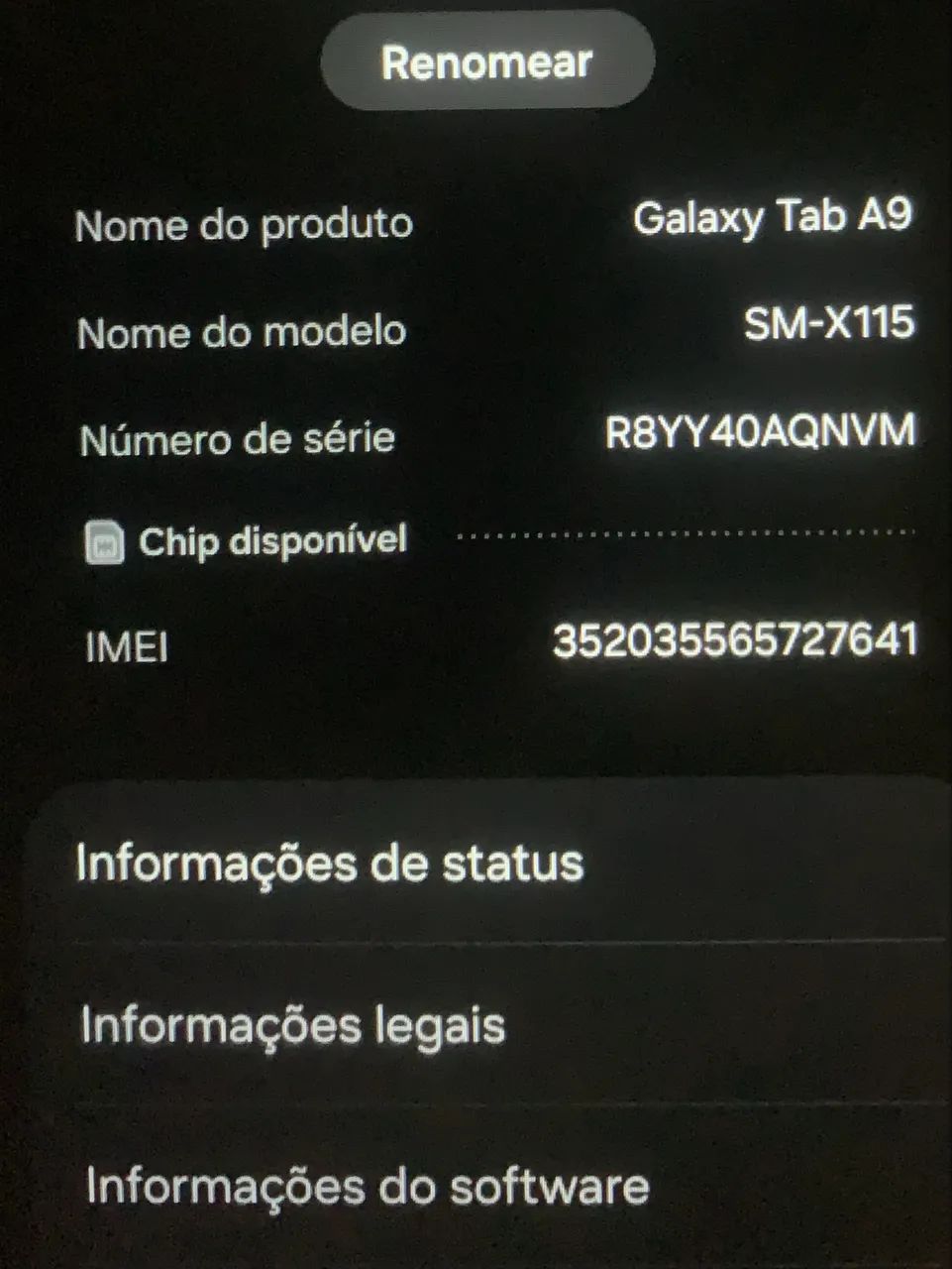 Tablet A9 Samsung novo - Foto 4