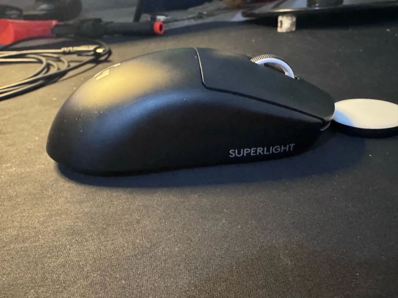 Mouse G Pro x Superlight com feets tiger Ice v2 - Foto 3