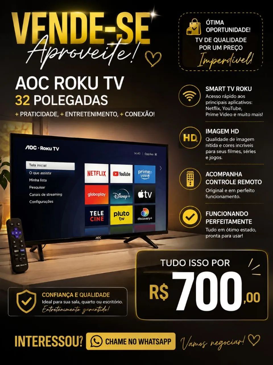 Smart tv 32 AOC 