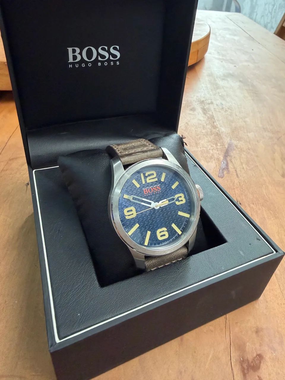 Relógio Hugo Boss Couro Orange  - Foto 2