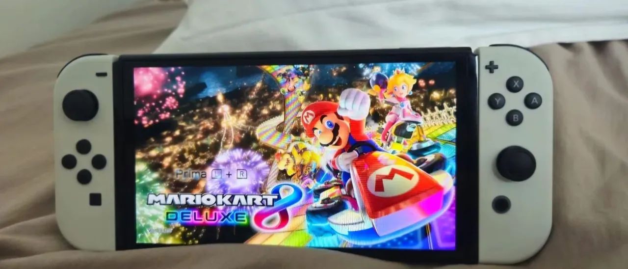 NINTENDO SWITCH OLED EDIÇÃO MARIO KART - Foto 6