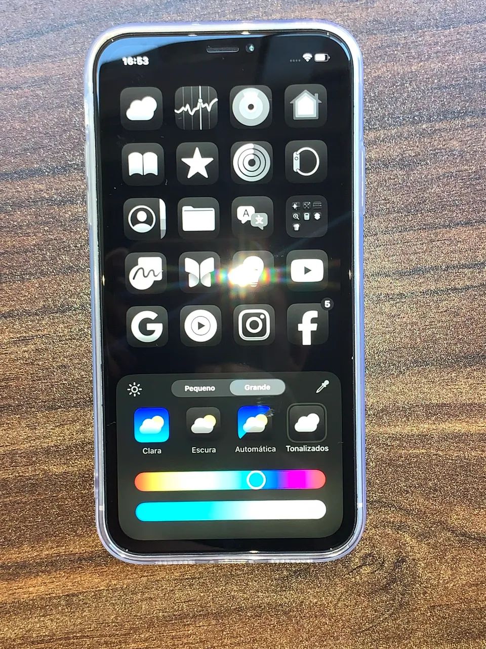 iPhone XR branco Sabor 17 pro 64gb - Foto 4