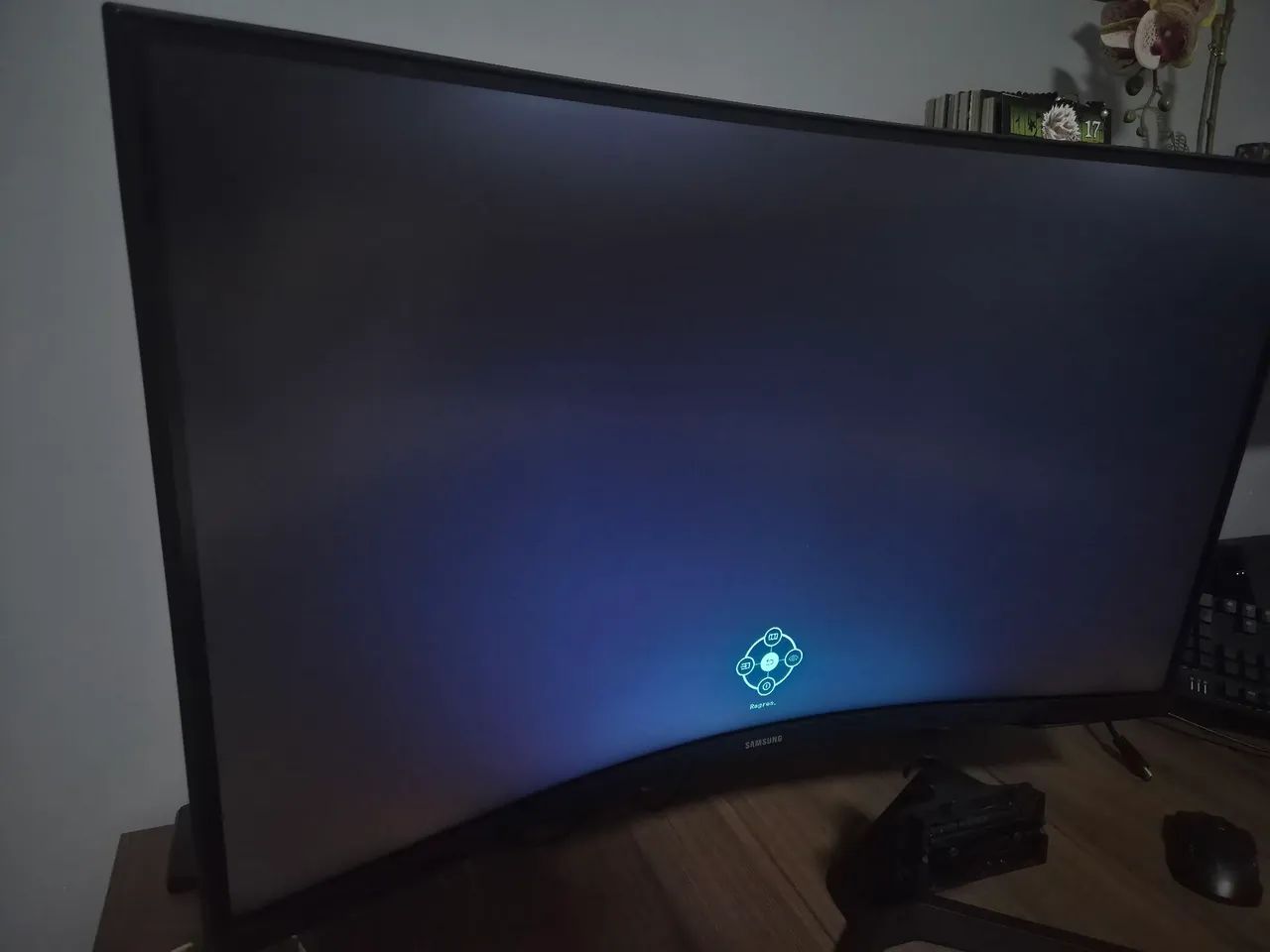 Monitor Gamer Curvo Samsung Odyssey G5 32" (32 Polegadas) + Suporte Articulado - Foto 2