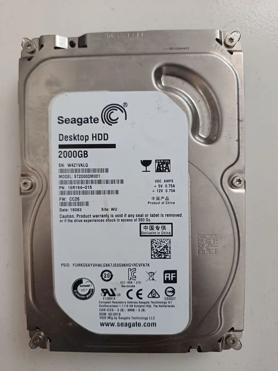 Hd 2tb seagate Barracuda cftv dvr nvr cpu  - Foto 4