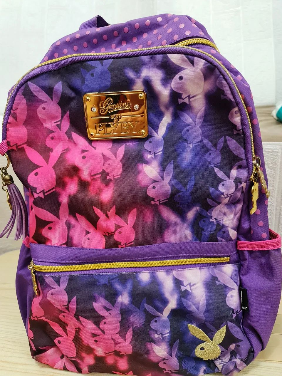 MOCHILA SANTINO PLAYBOY SEMI NOVA  - Foto 5