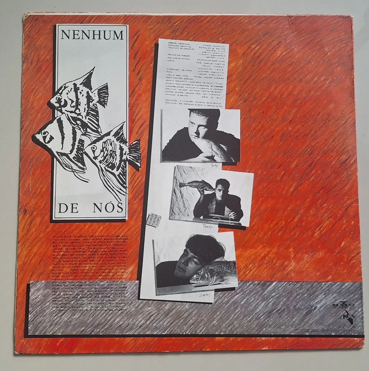 LP , NENHUM DE NÓS ( Cardume ) - Foto 2