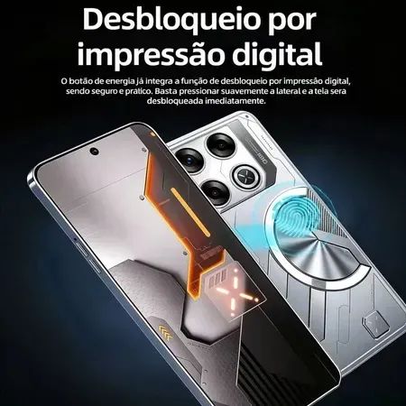 Bobarry Smartphone GT20 PRO 20 GB + 512 GB, 6,78 polegadas 4G/5G Internet Celular para jog - Foto 2