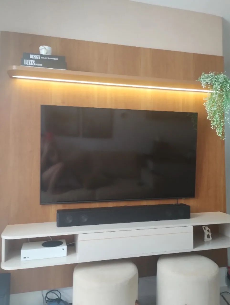 Rack com painel 