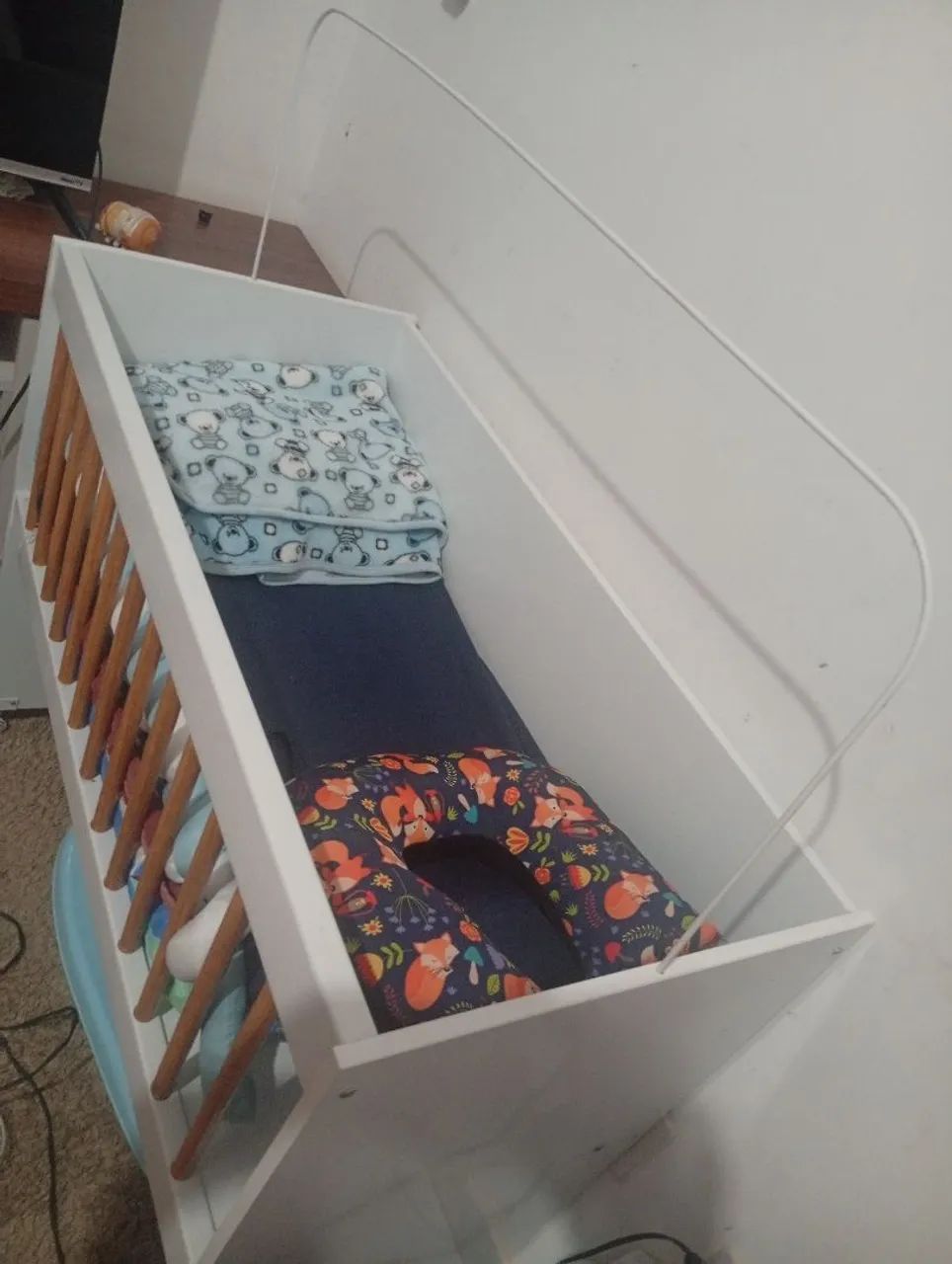 Mini berço + colchão  - Foto 2