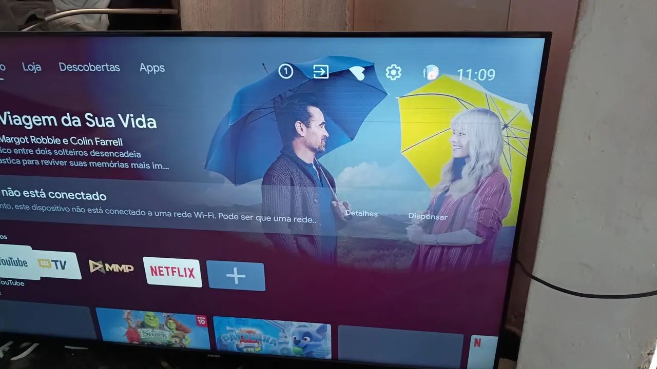TV Philips 50 smart 4K detalhes  - Foto 2