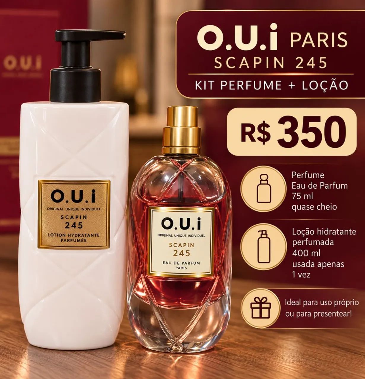 Perfume e creme 