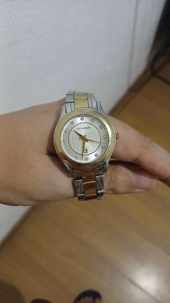 RELÓGIO TECHNOS USADO FEMININO - Foto 2