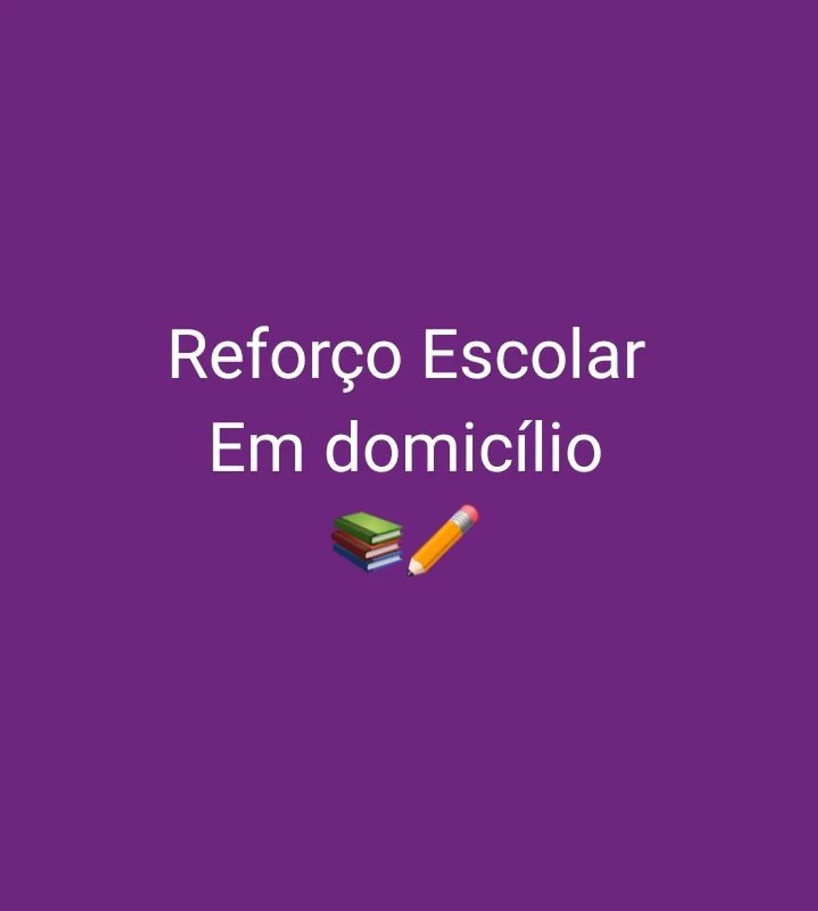 Reforço Escolar  em domicilio