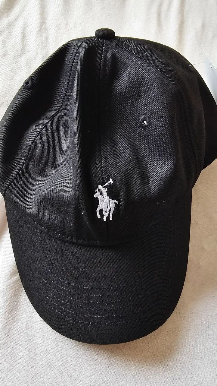 Boné ralph lauren preto - Foto 2