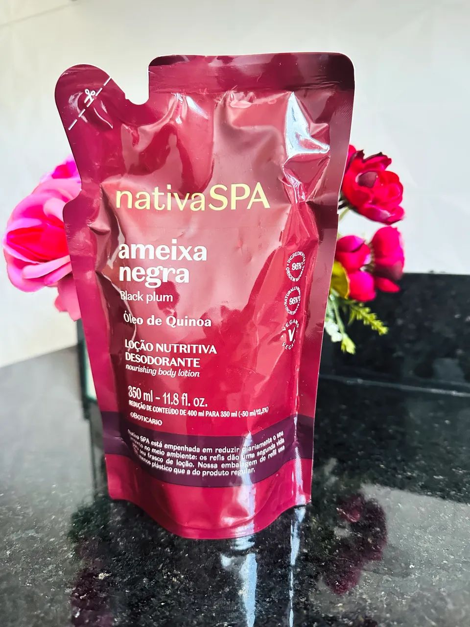 Refil loção nativa spa ameixa negra 350ml  - Foto 4