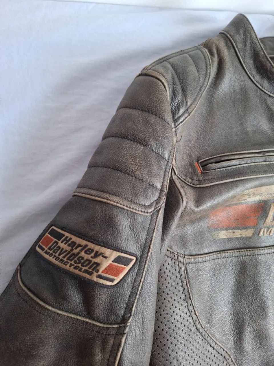 Jaqueta original em couro Harley Davidson  - Foto 4