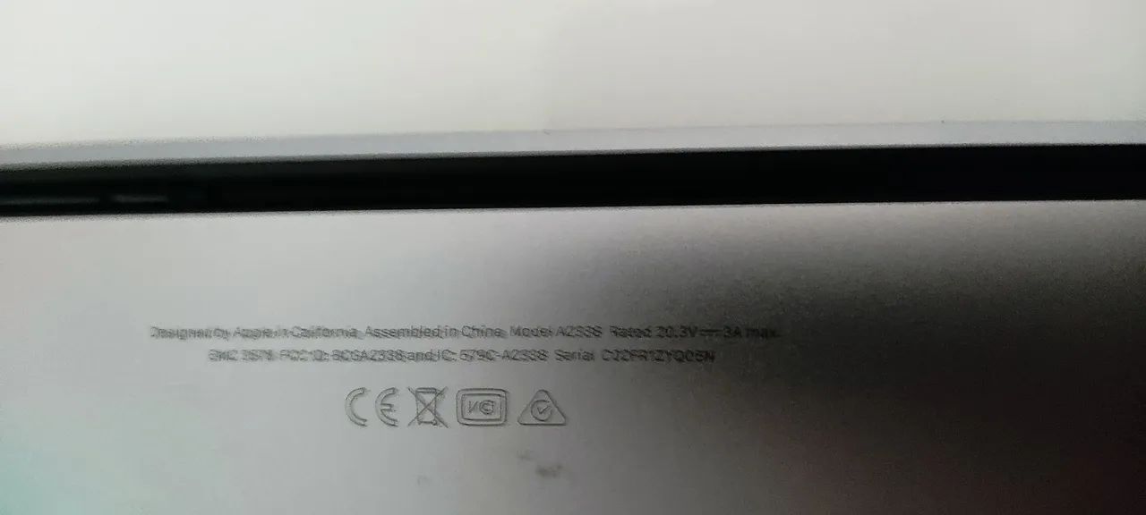 Macbook Pro m1 modelo A2338 com defeito - Foto 2
