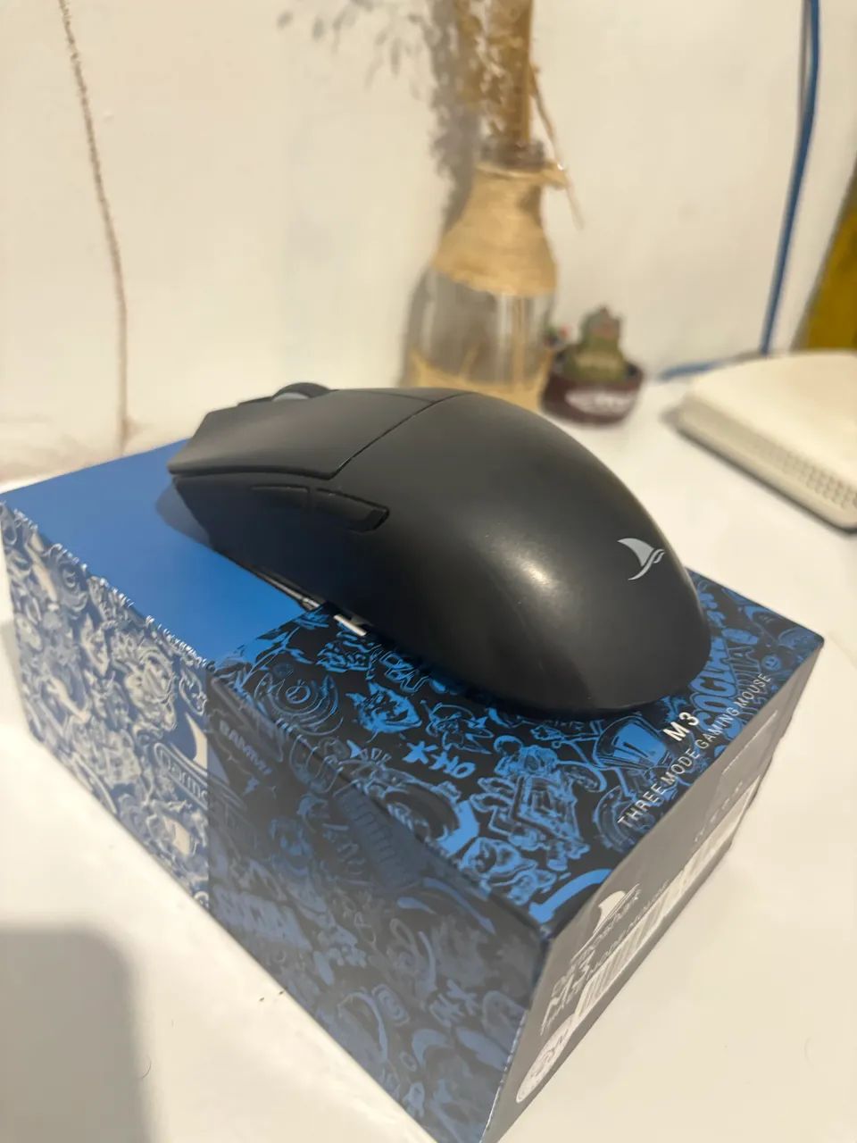 Mouse Gamer Darmoshark M3 Sem Fio Sensor  - Foto 2