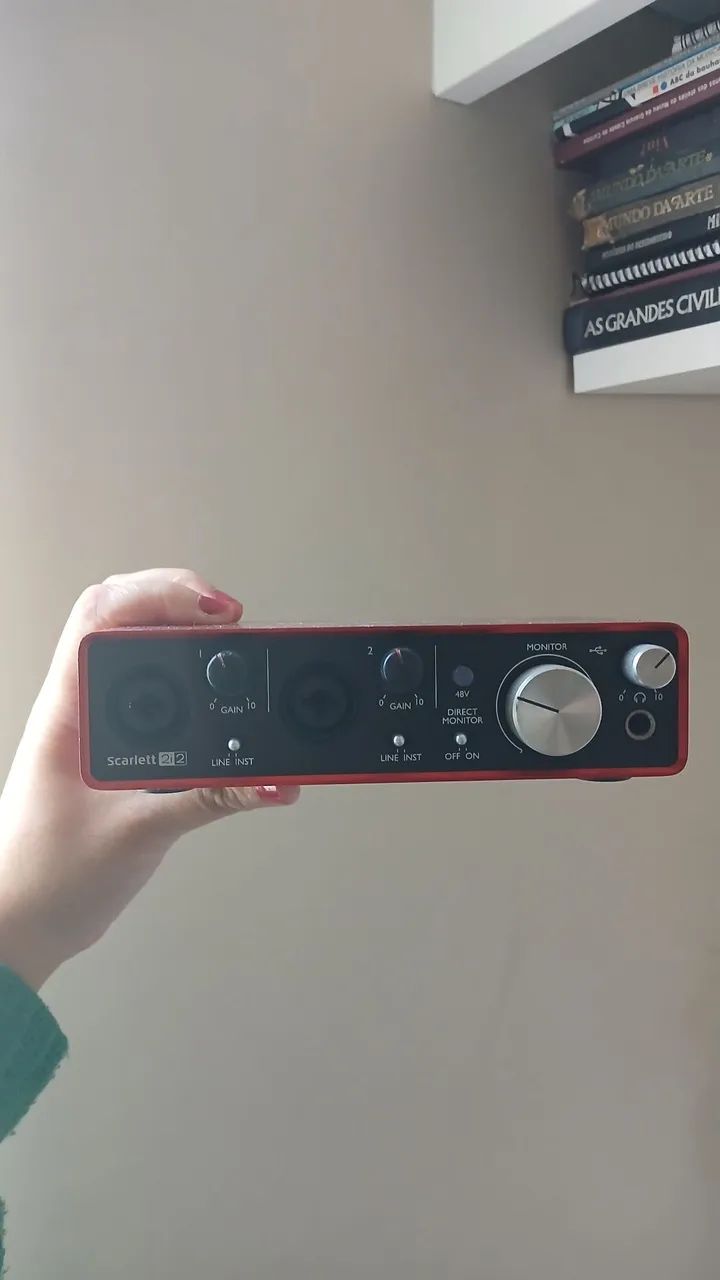 Interface de Audio Focusrite Scarlett 2i2 2nd Gen (USADO)