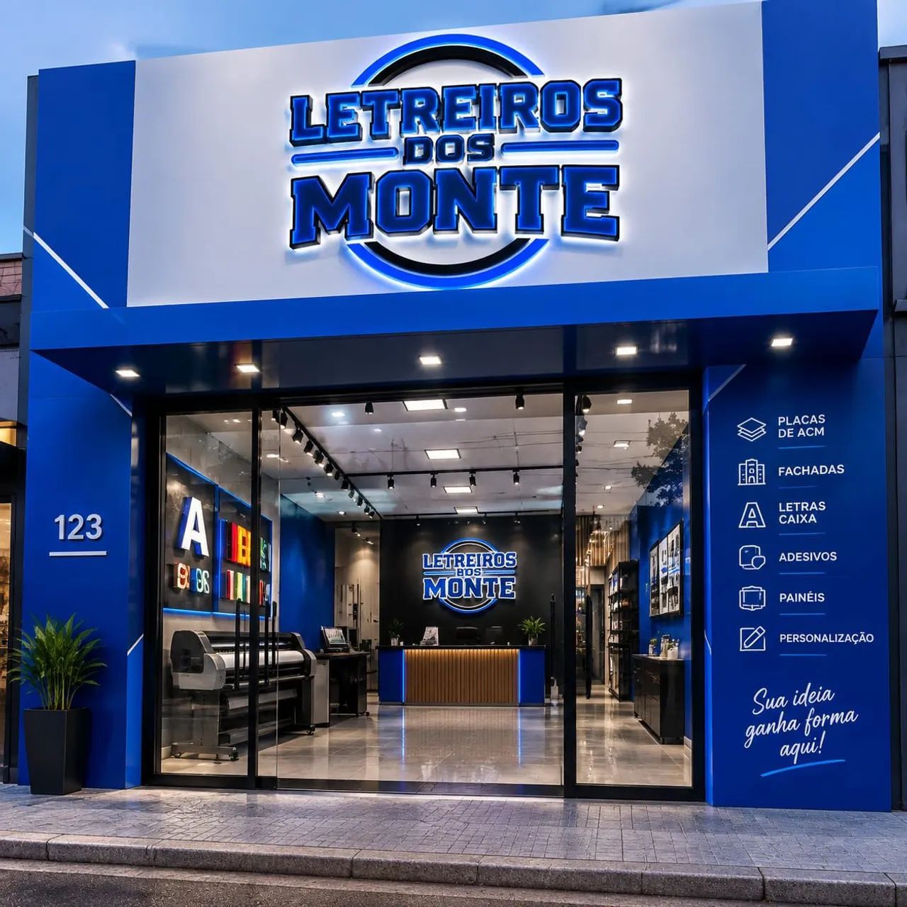 Letreiros dos Monte Fachadas em Acm