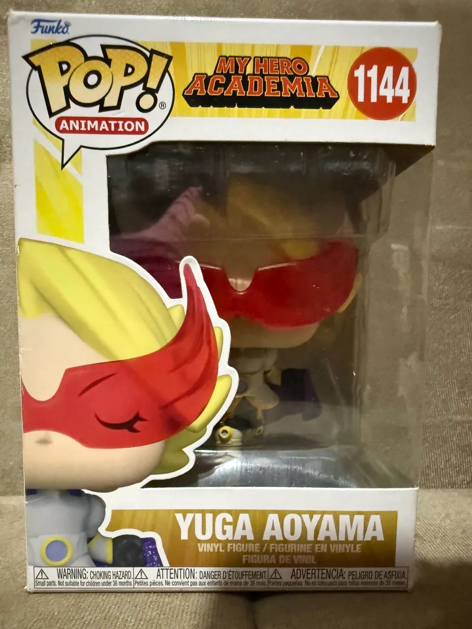 Boneco Funko pop Original, My Hero academia - yuga aoyama