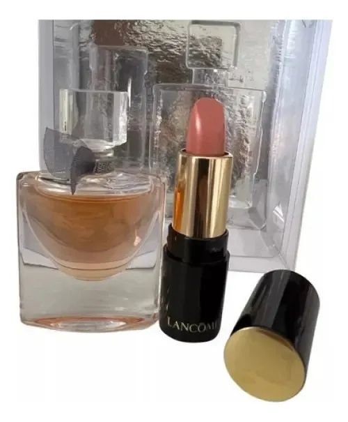 kit lancôme la vie est belle e batom nude