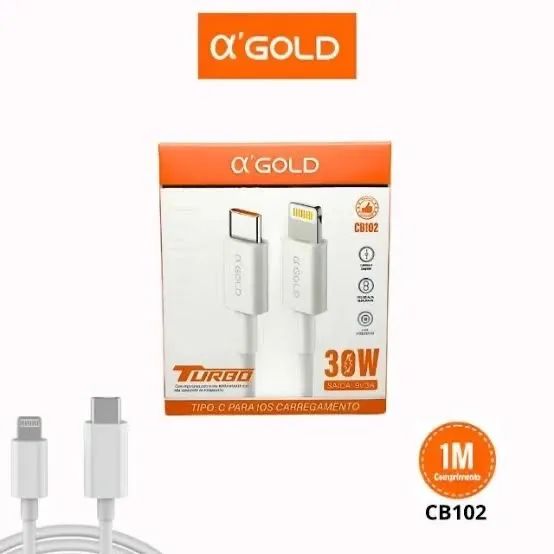Cabo de carregamento lightning turbo tipo USB-C  - Foto 2