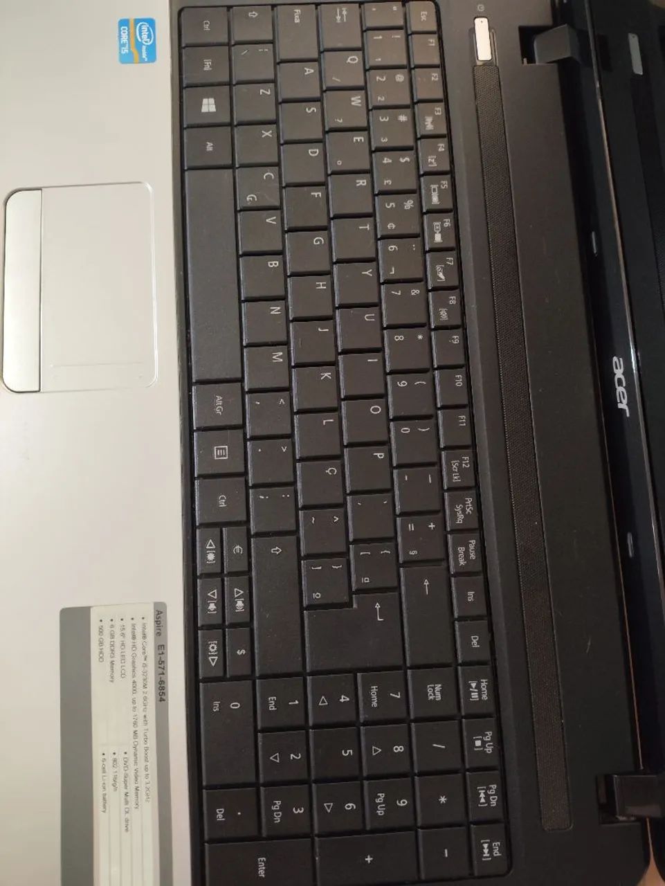Notebook Acer Aspire 15.6", 6GB RAM, SSD - Foto 3