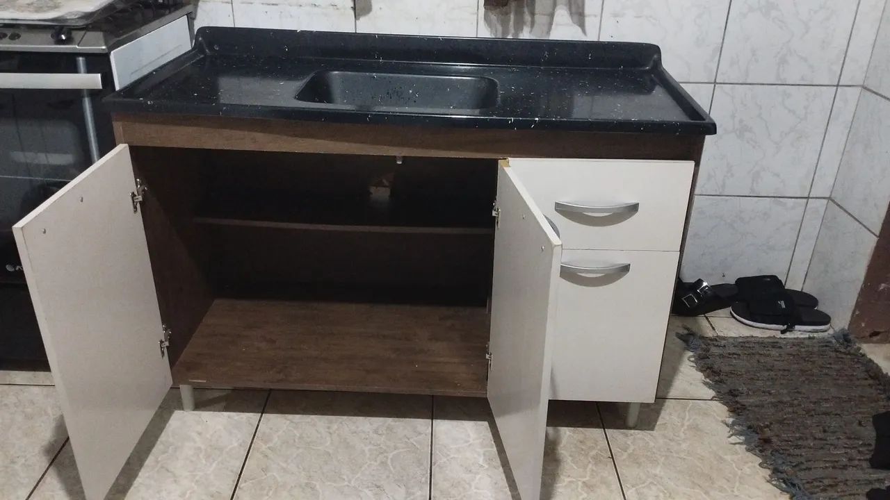 Balcão com pia usado em bom estado  - Foto 4