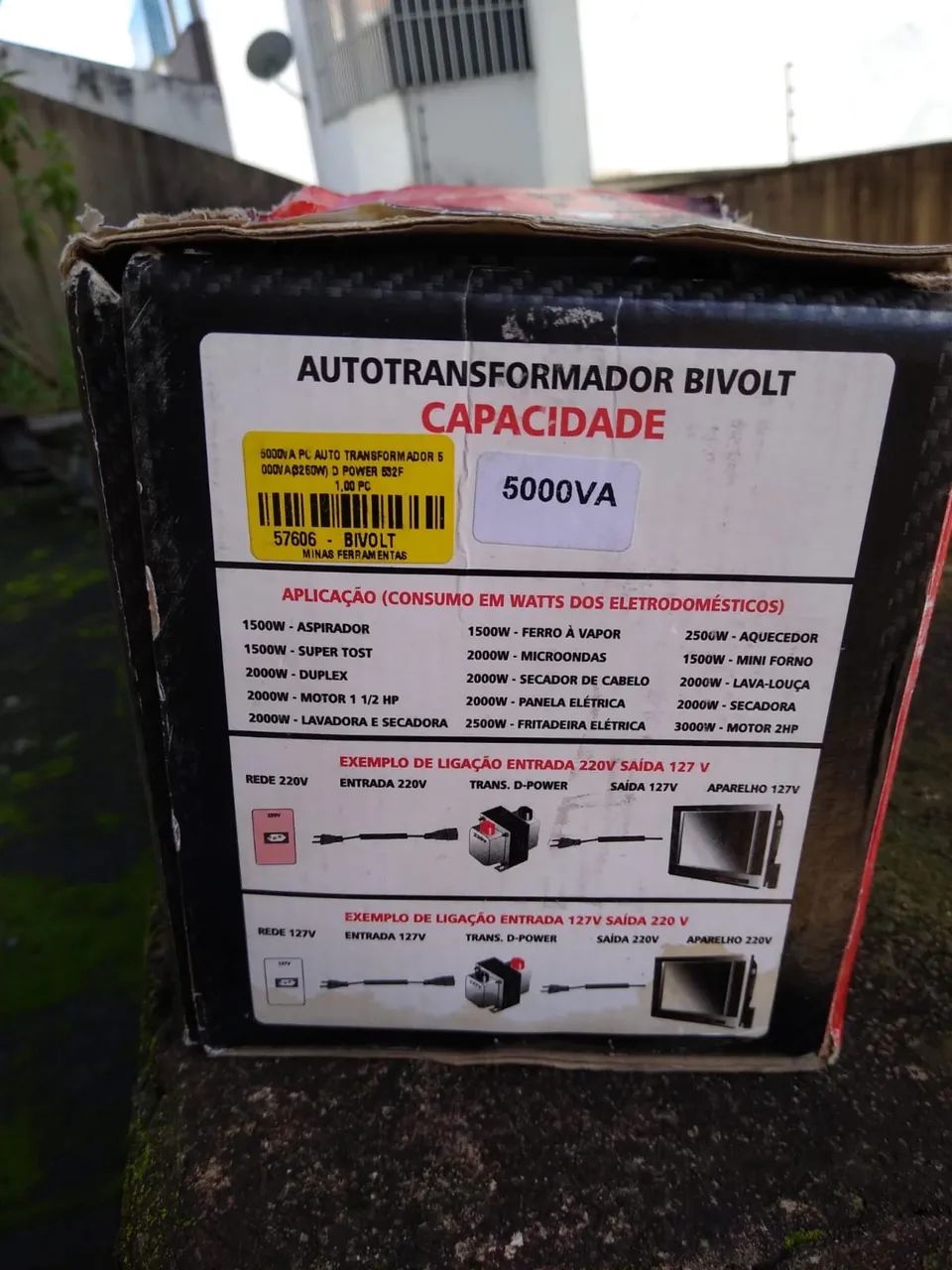 Transformador - Auto transformadora Bivolt pouco usado