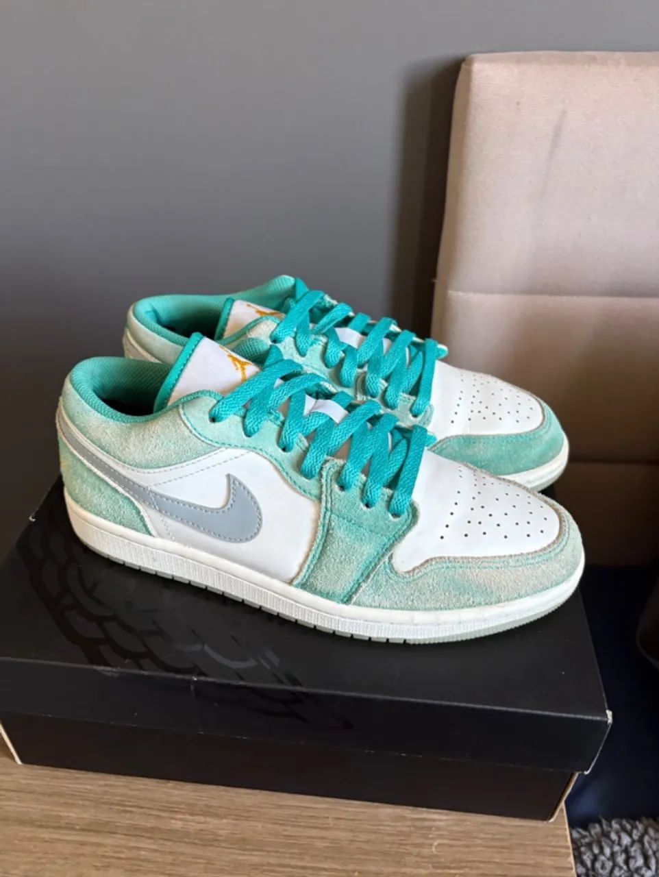 Air Jordan 1 Low New Emerald - Foto 2