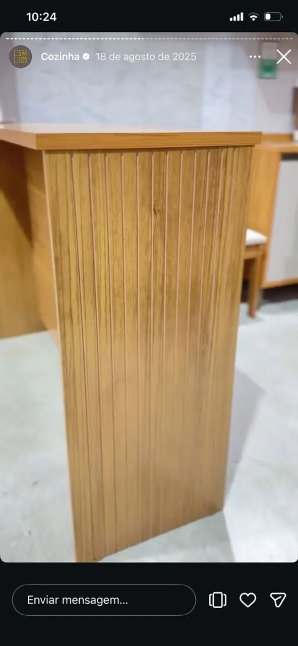 Mesa em ripado  - Foto 2