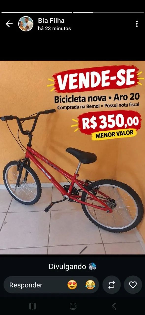 Vendo essa bicicleta 