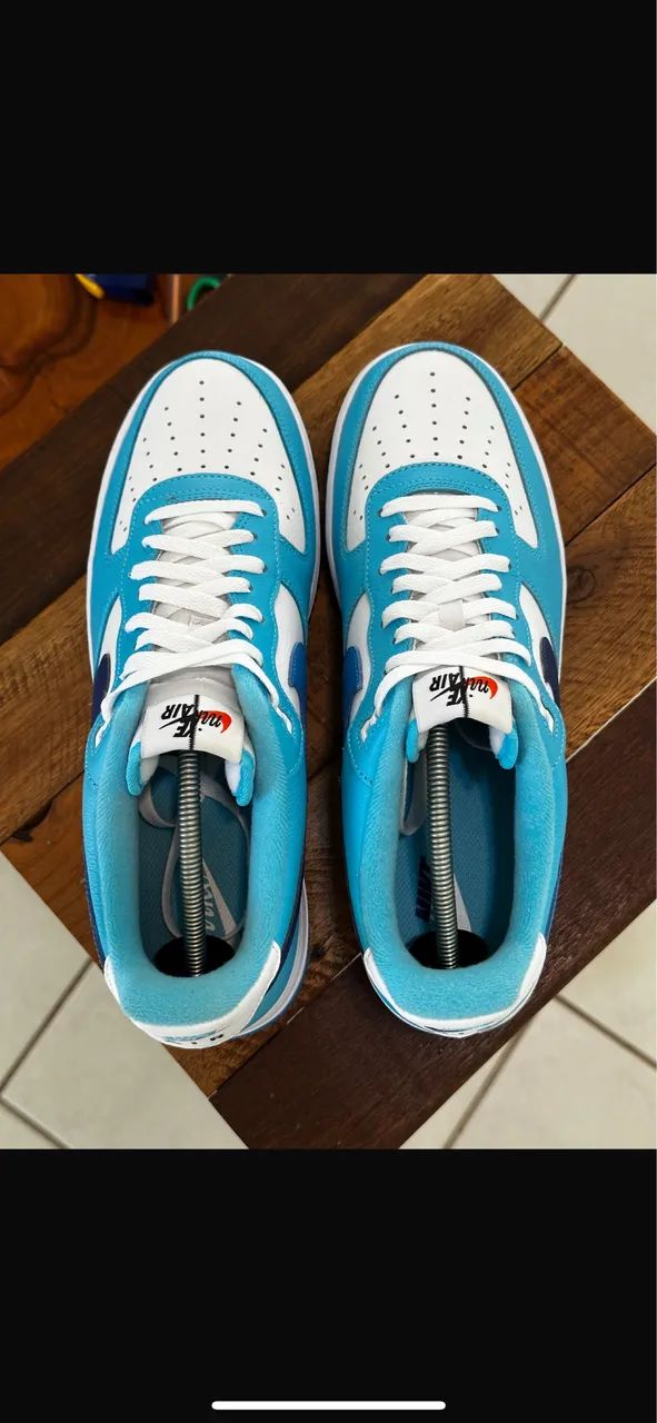 Air Force 1 '07 LV8 Split Light Photo Blue Deep Royal ORIGINAL - Foto 2