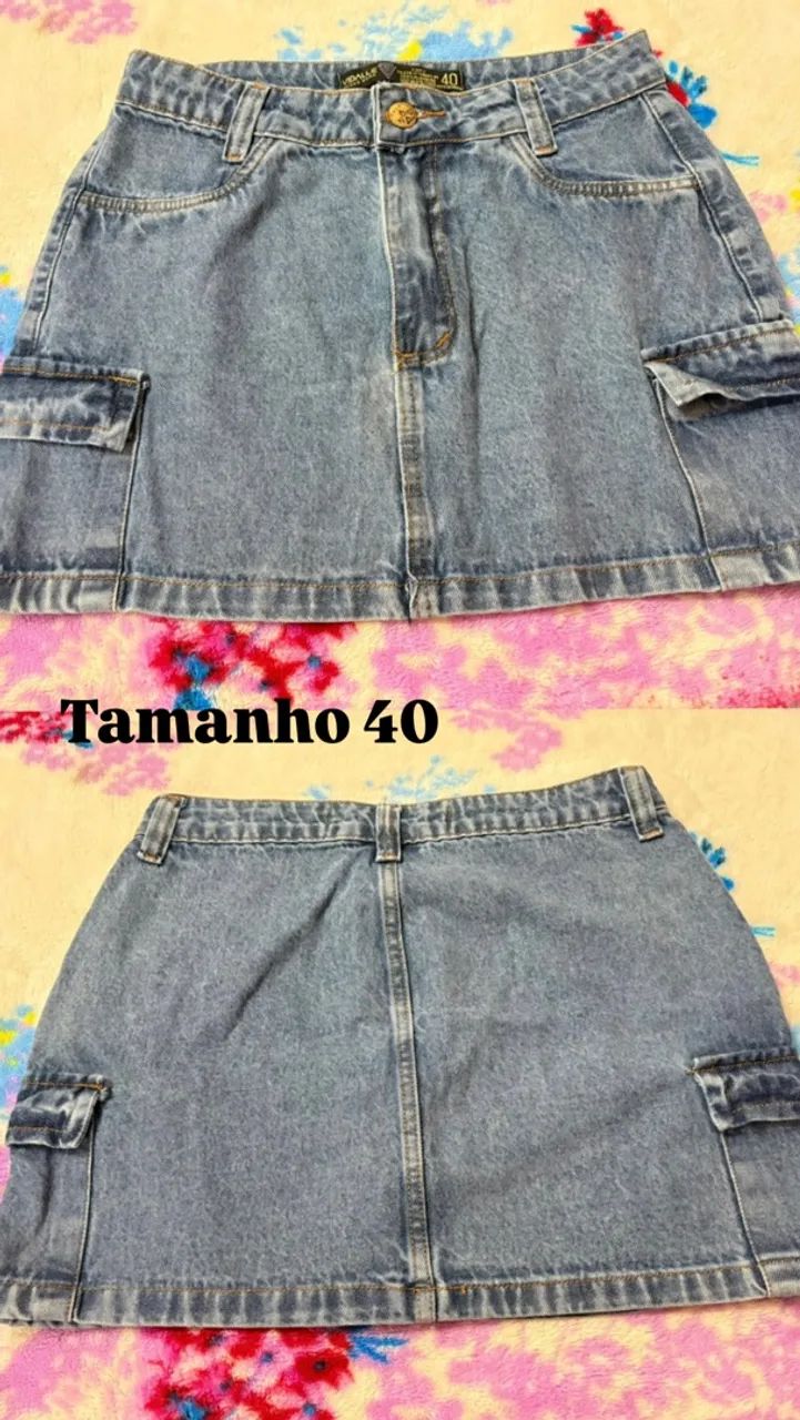 Saia jeans 
