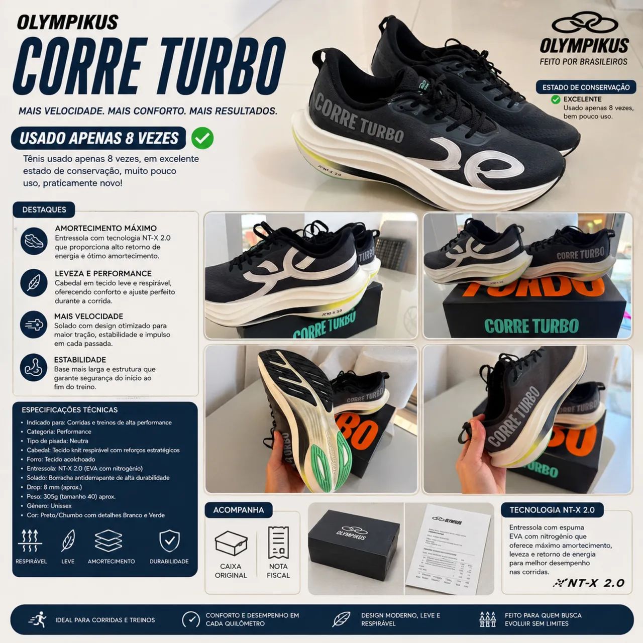 Olympikus Corre Turbo - Foto 3