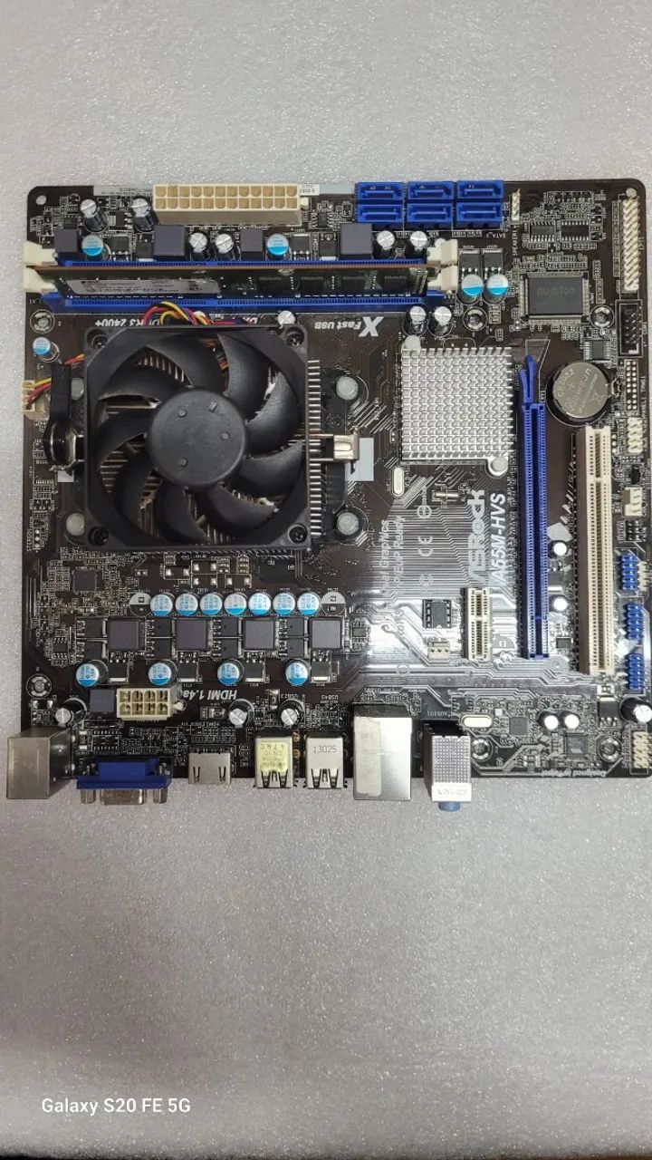 Placa mae Amd AM1+ processador a8 video integrado - Foto 3