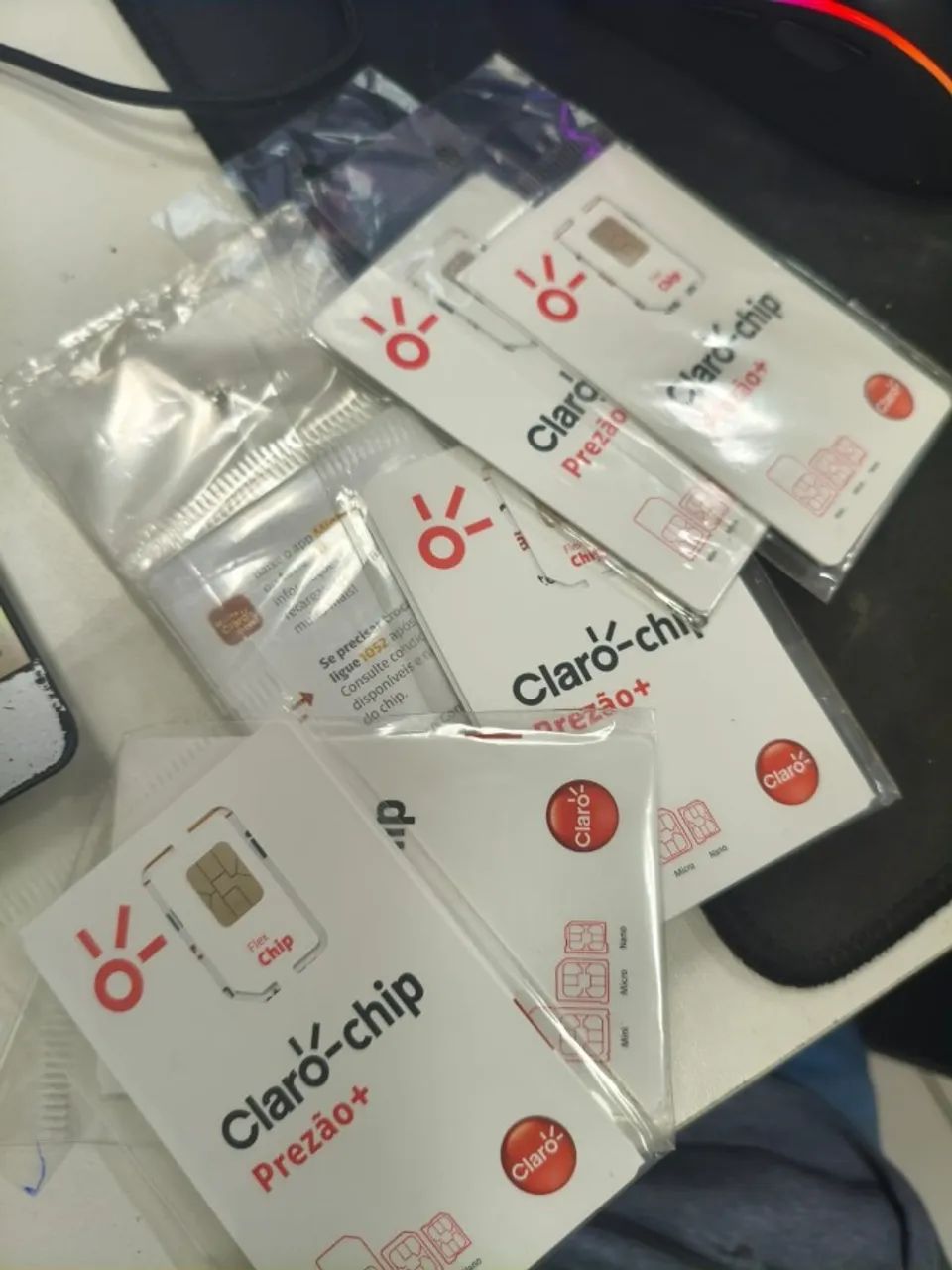 CHIP CLARO COM RECARGA (CELULAR)