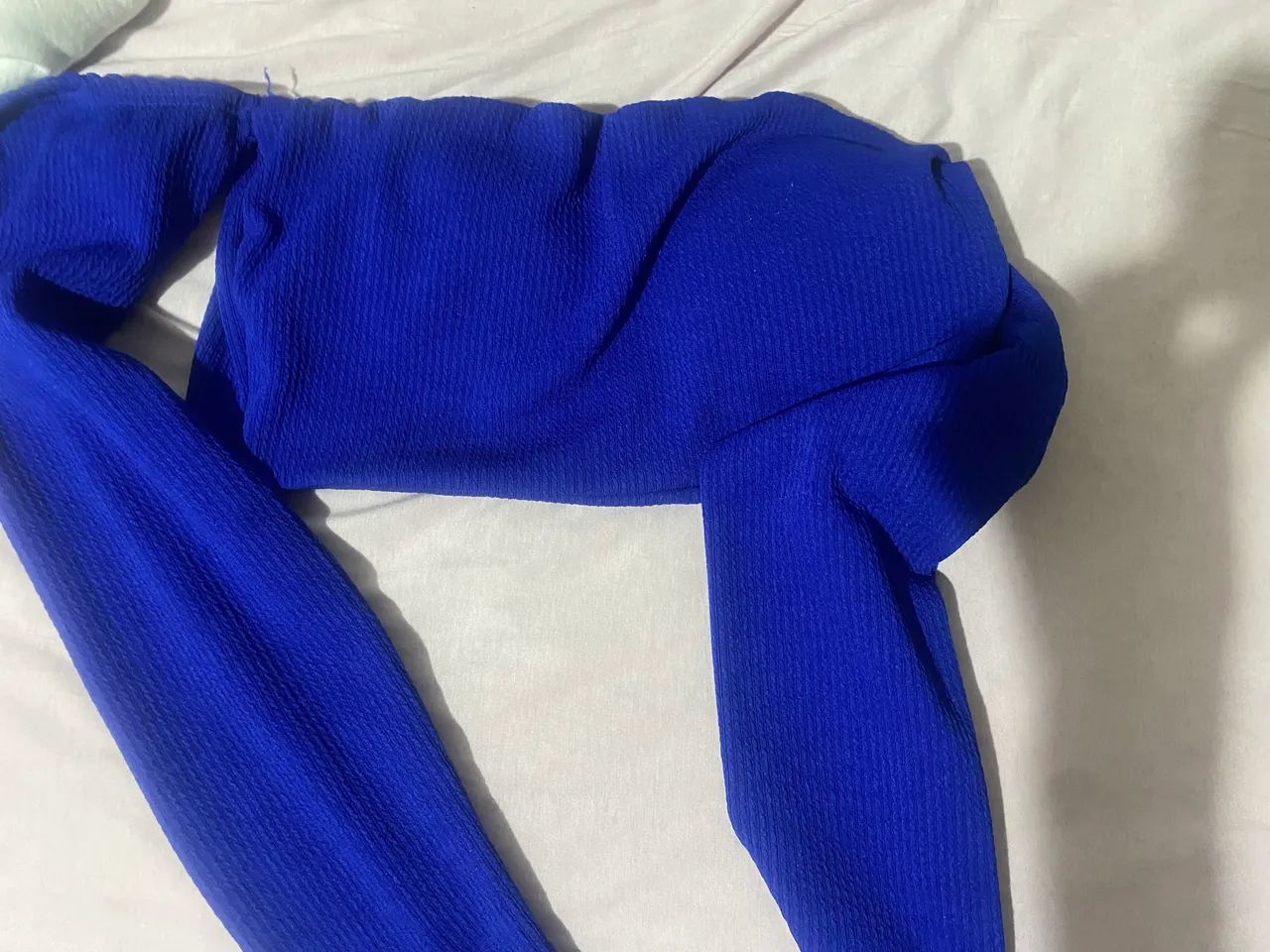 Vendo croped azul 