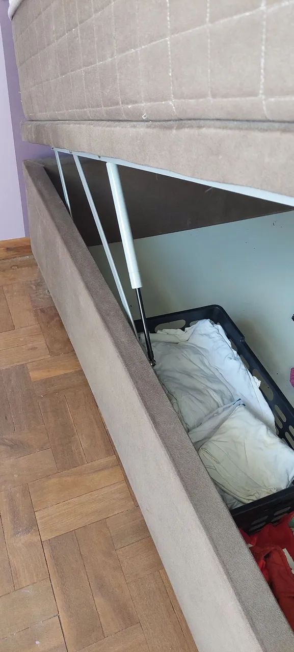 Vende-se cama casal com box baú  - Foto 2