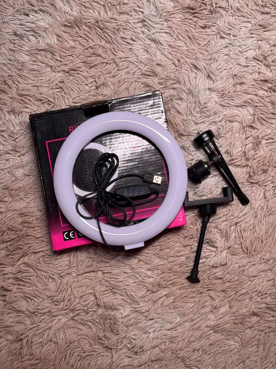 RING LIGHT 20CM + SUPORTE DE CELULAR