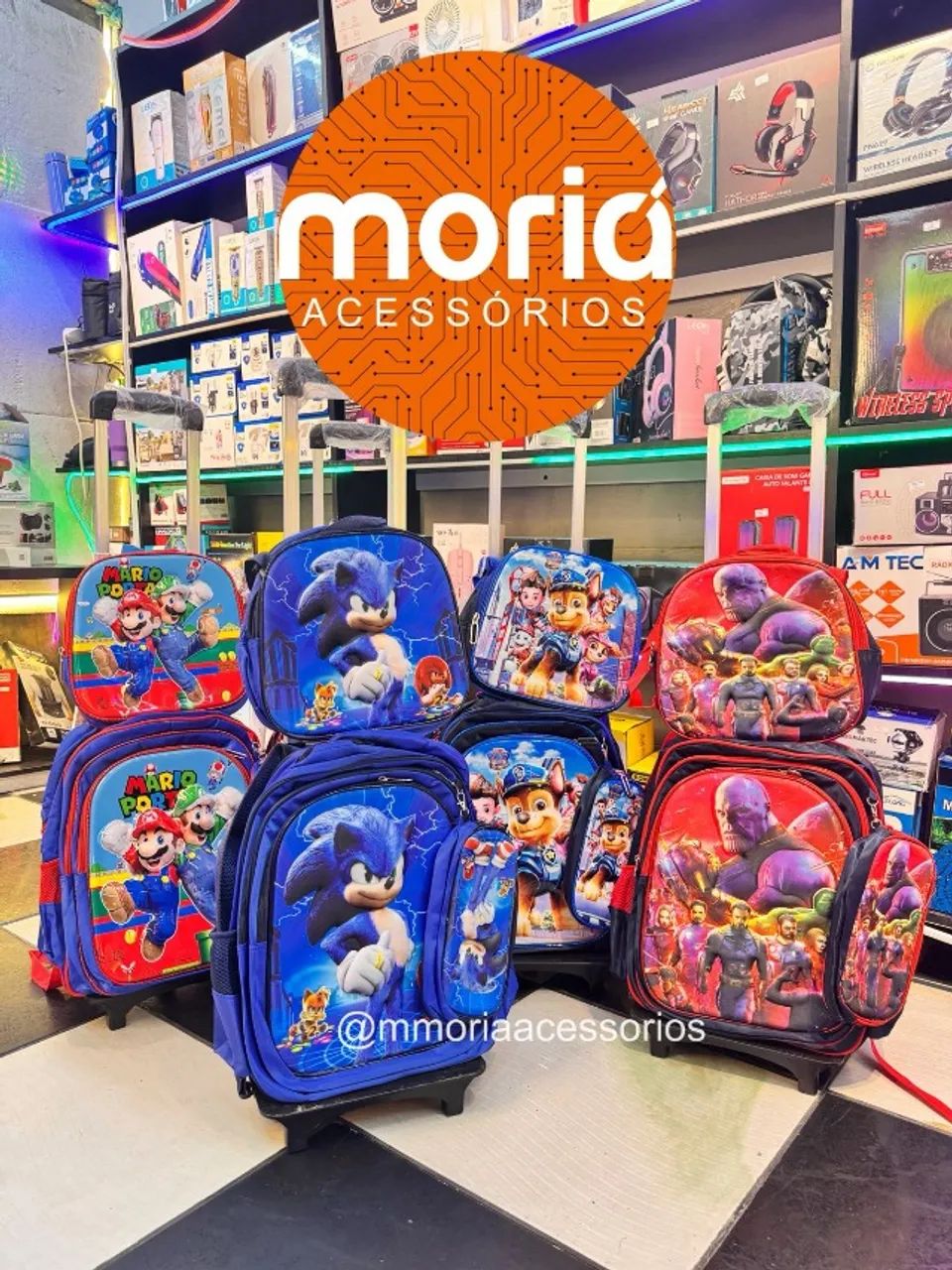 Mochila Escolar Infantil com Estojo e Lancheira Térmica  - Foto 4